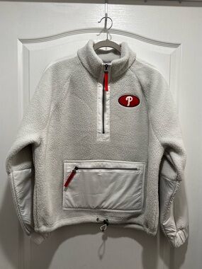 Women’s Philadelphia Phillies Polar Fleece Quarter Zip Jacket